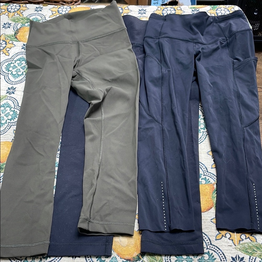 3 pairs for $50 of LULULEMON Capri length leggings for $50